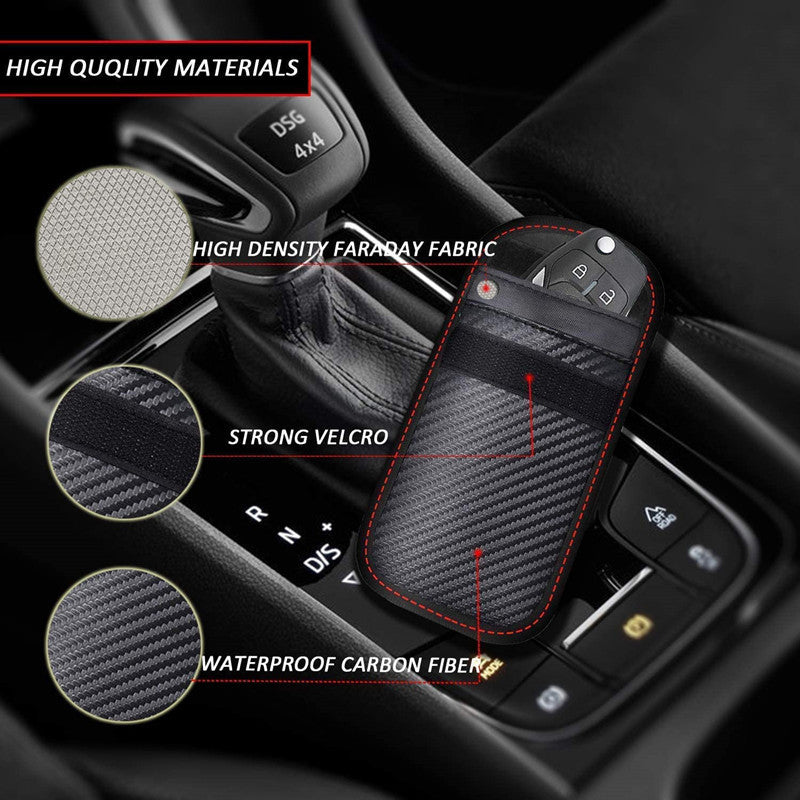 Carbon Fiber Shield Key Case