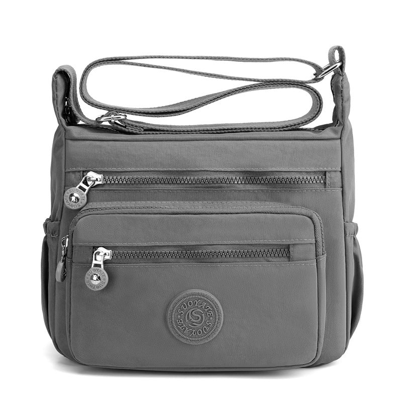Printed Nylon Shoulder Bag