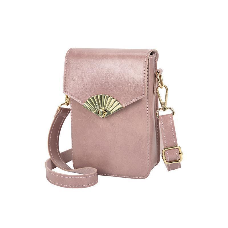 New Retro Fashion Cross Flower Envelope Design Mini Mobile Phone Bag