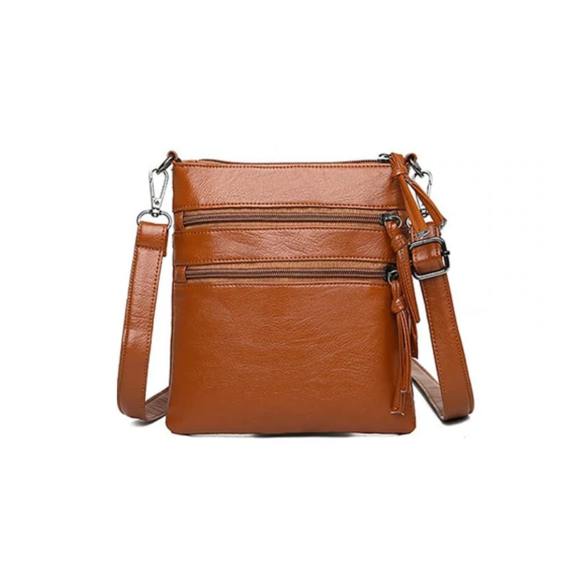 Soft Leather Shoulder Diagonal Bag