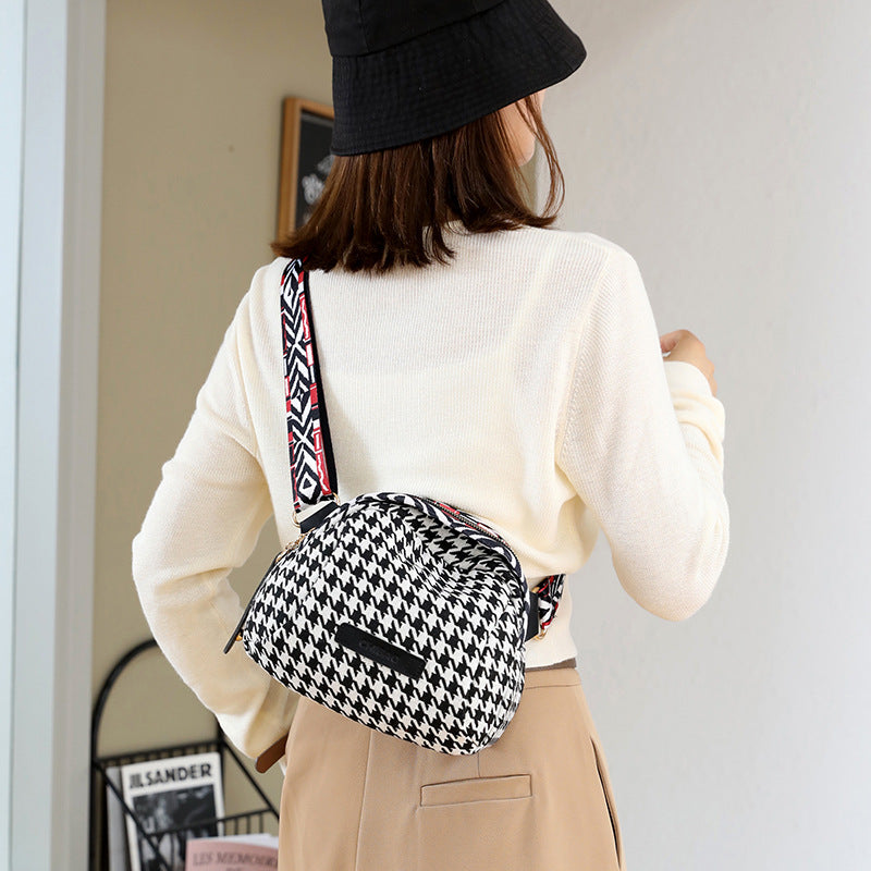 Houndstooth Small Bag
