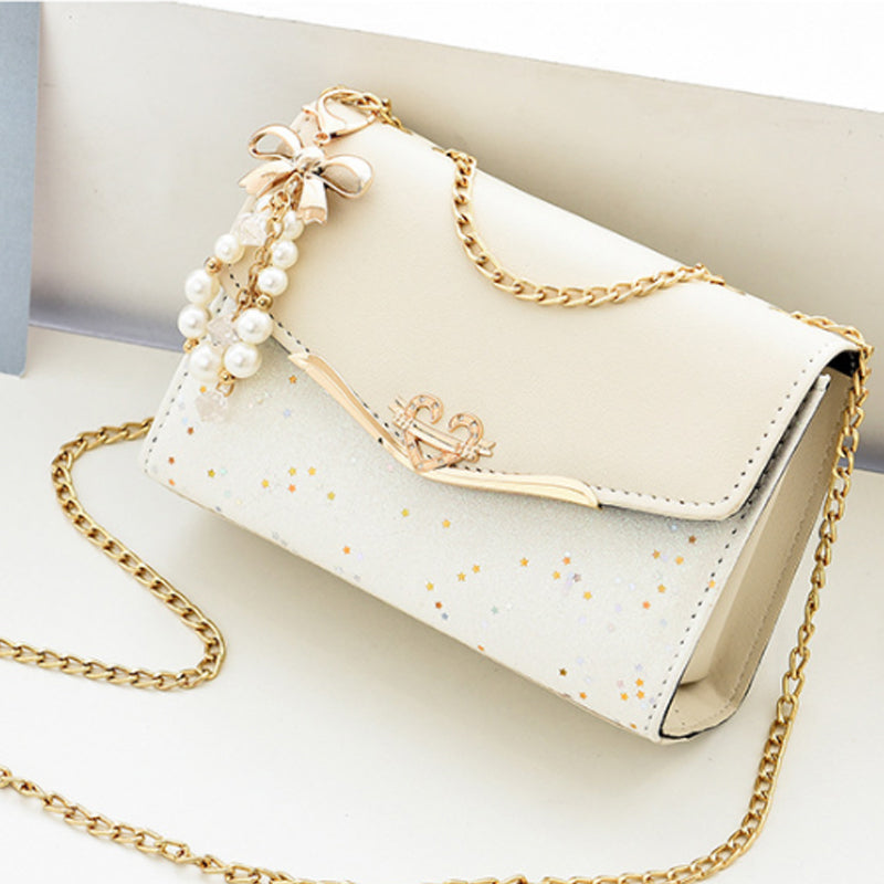 Crossbody Sequined Shoulder Bag