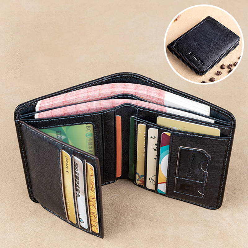 RFID Tri-Fold Retro Wallet