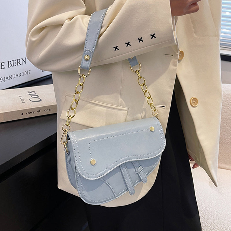 Luxury Vintage Ornament Saddle Bag