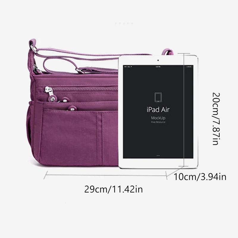 Multi-Pocket Large Capacity Waterproof Casual Shoulder Bag