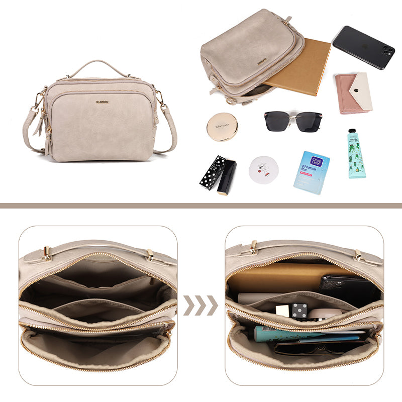 Crossbody Bag For Women Outing Large Soft Leather Daily Bag