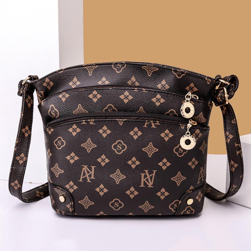 New Retro Printed Single-Shoulder Bag
