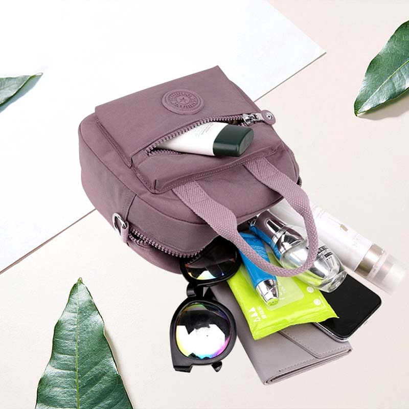 Nylon Satchel Handbag
