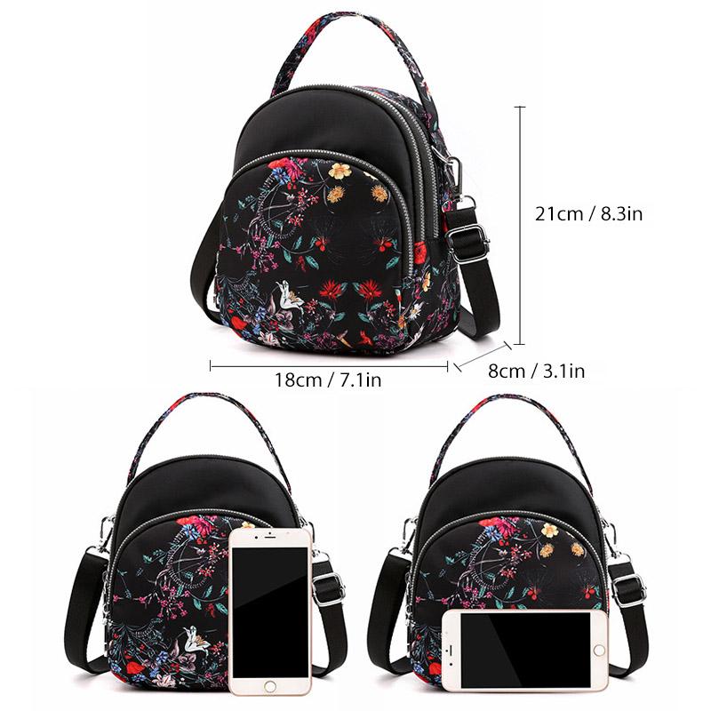 Multi-Usage Printed Backpack