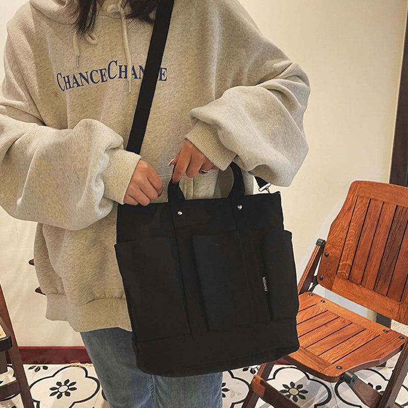 Retro Versatile Casual Canvas Portable Messenger Bag