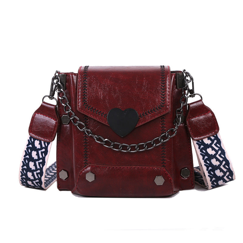New Style All-match Texture Messenger Bag