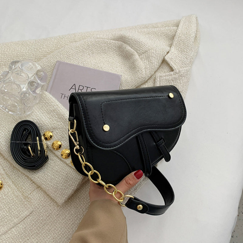 Luxury Vintage Ornament Saddle Bag