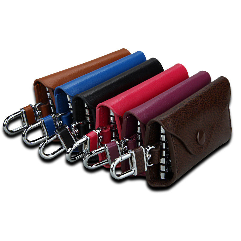 Leather Car Keychain Wallet