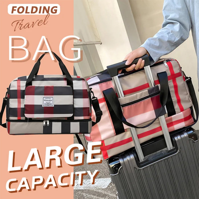 Waterproof Foldable Dry/Wet Separation Travel Bag