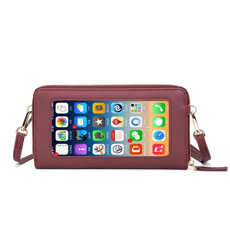 Touch Screen Crossbody Cellphone Purse, with RFID Blocking