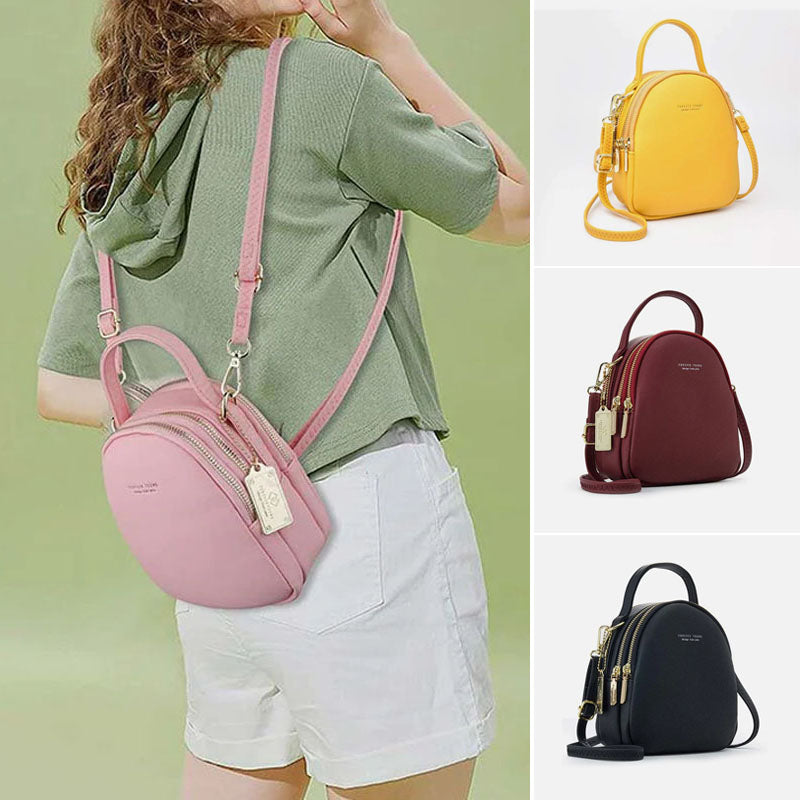 Multi-Compartment Lightweight Crossbody Bag Phone Bag