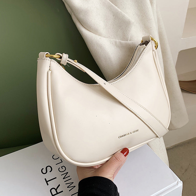 Classic Fashion Semi-circular Shoulder bag