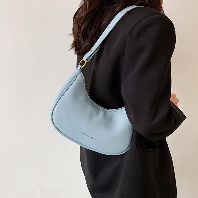 Classic Fashion Semi-circular Shoulder bag