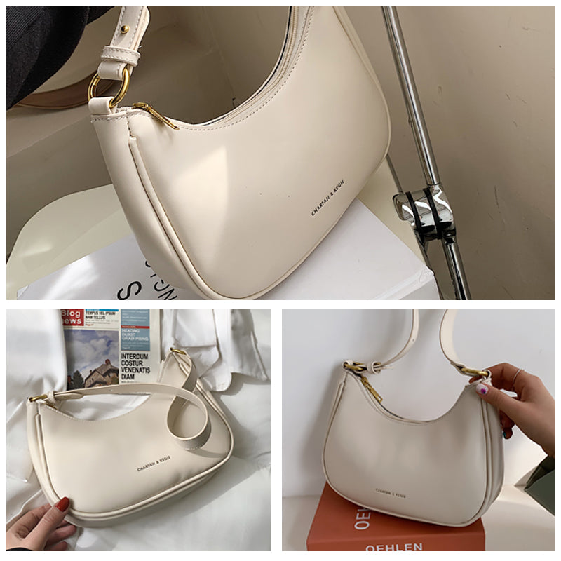 Classic Fashion Semi-circular Shoulder bag