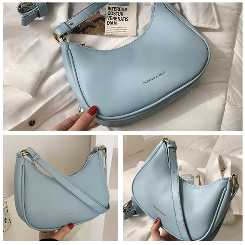 Classic Fashion Semi-circular Shoulder bag