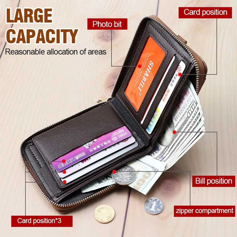 Classic Multifunctional Large Capacity Men's Wallet