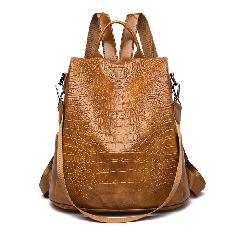 Women Fashion Soft Leather Backpack