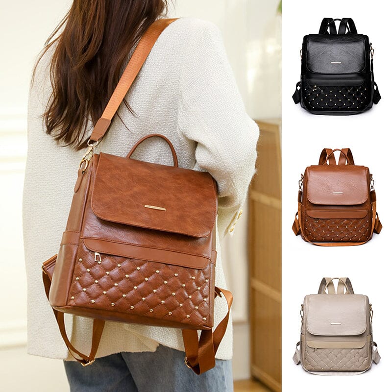 Multipurpose Anti-theft Travel Soft Leather Casual Bag