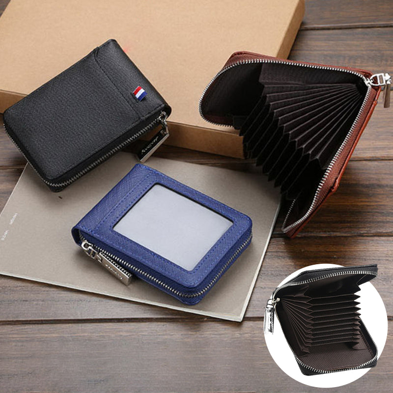 Multi-Slot Organ Card Holder Wallet