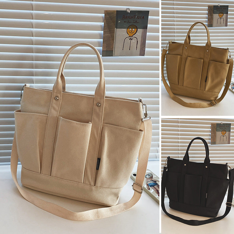 Retro Versatile Casual Canvas Portable Messenger Bag