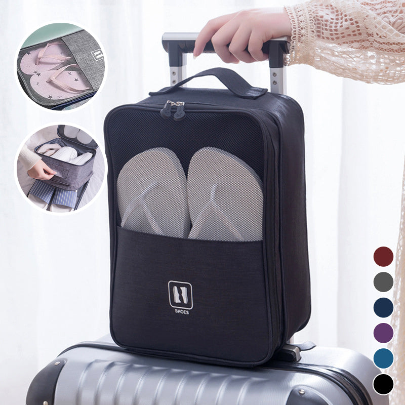 Travel Three-layer Portable Storage Shoe Bag