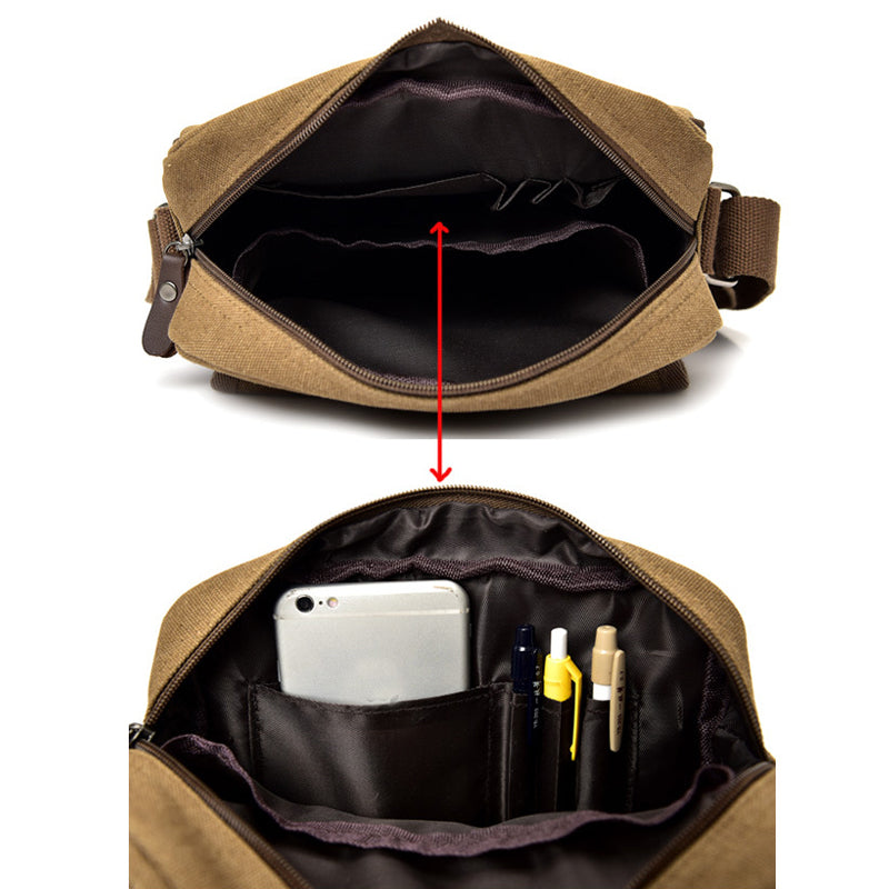 Men's Canvas Shoulder Bag