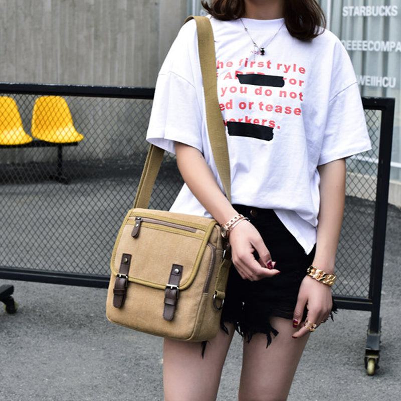 Men's Canvas Shoulder Bag