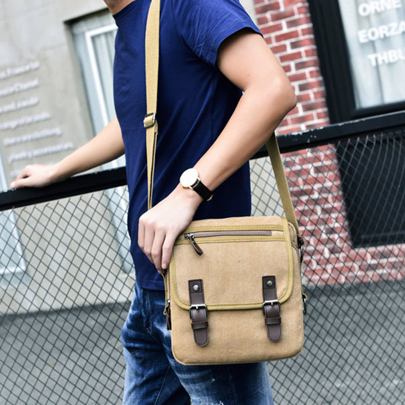 Men's Canvas Shoulder Bag