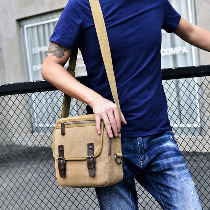 Men's Canvas Shoulder Bag