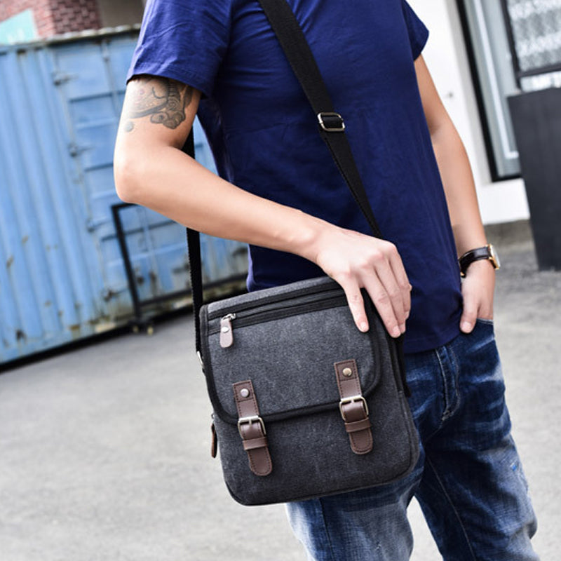 Men's Canvas Shoulder Bag