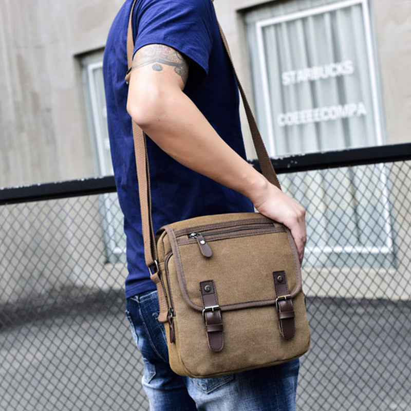 Men's Canvas Shoulder Bag