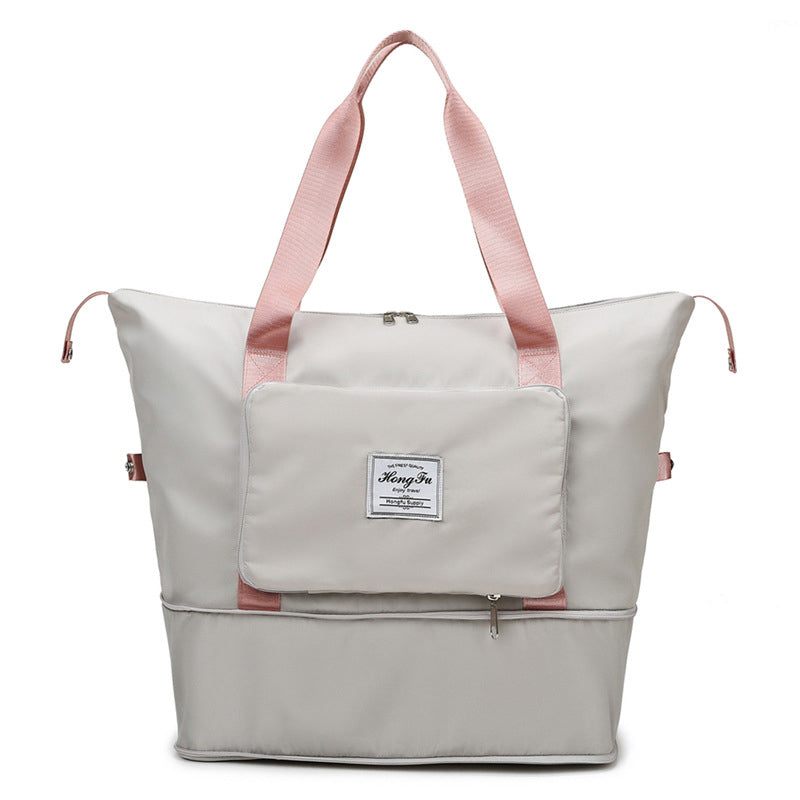Large Capacity Waterproof Foldable Travel Duffel Bag, Lightweight Luggage Bags