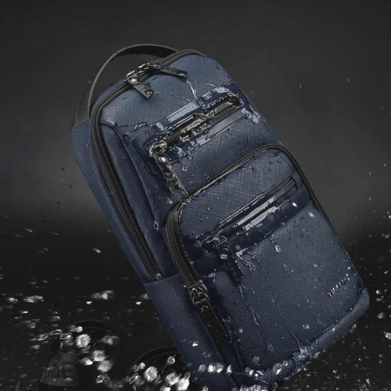 Multi-Pocket Large Capacity Waterproof Durable Zipper Sling Bag