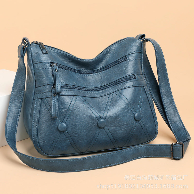 Women's Soft Leather Shoulder Bag