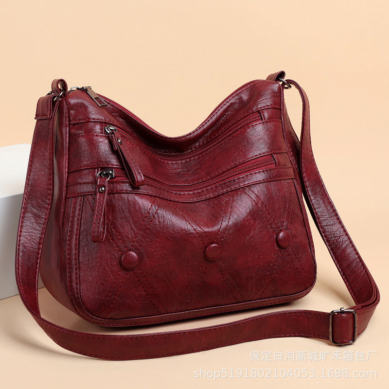 Women's Soft Leather Shoulder Bag