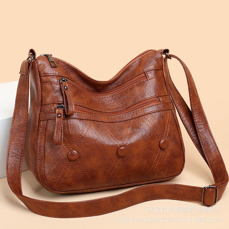 Women's Soft Leather Shoulder Bag