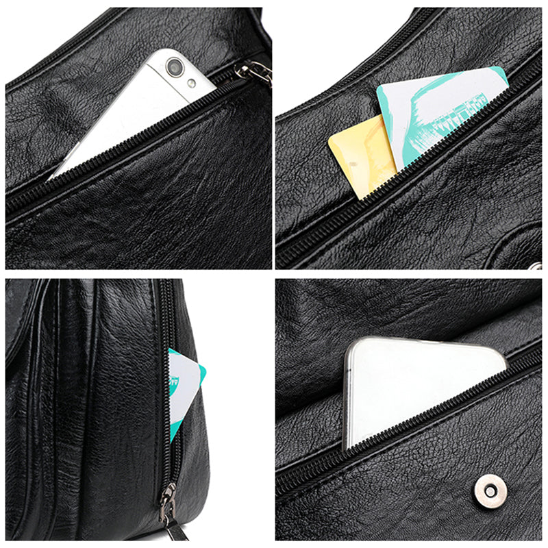 Soft Leather Shoulder Bag