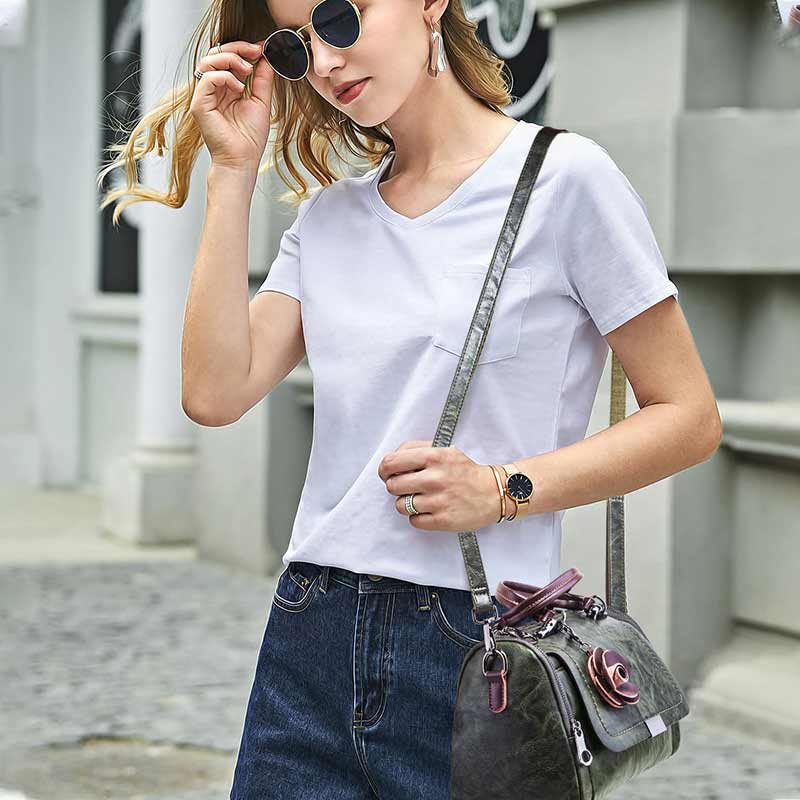 Women Flowers Pendant Crossbody Bag