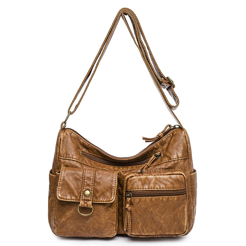 Women's Soft Leather Shoulder Bag