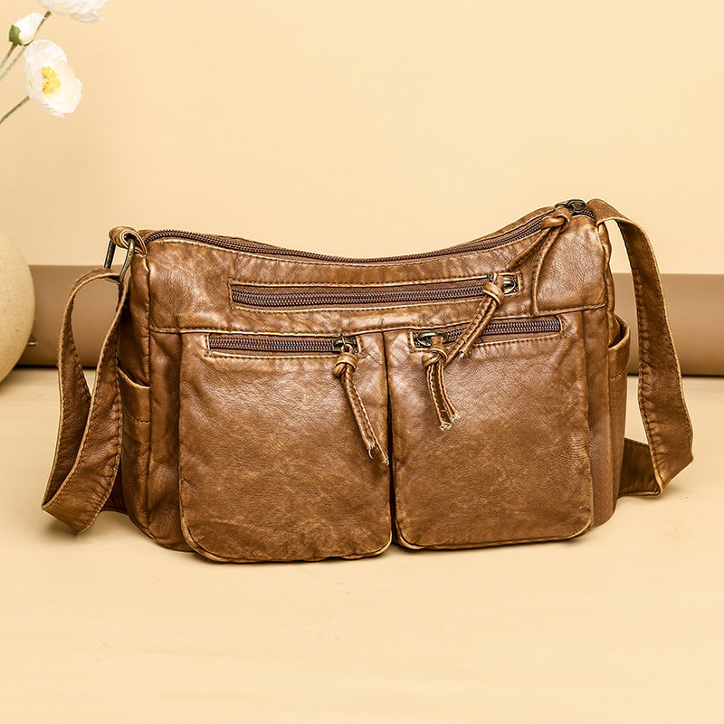 Women's Soft Leather Shoulder Bag
