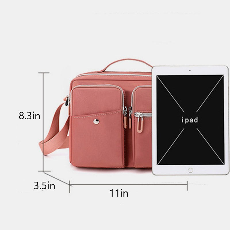 Lightweight Multi Pocket Messenger Bag