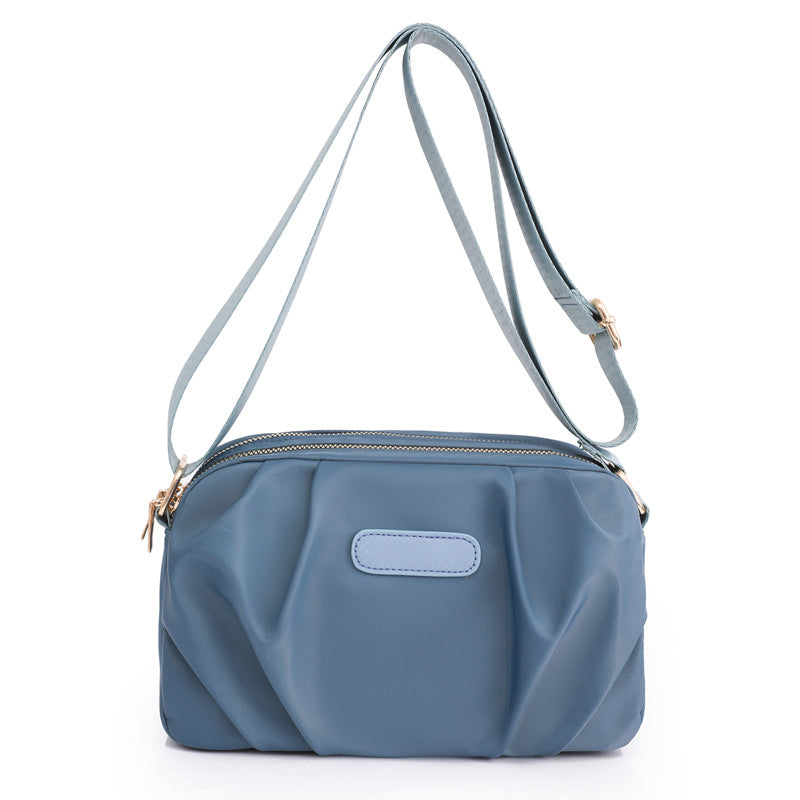 Stylish Pleated Simple Crossbody Bag