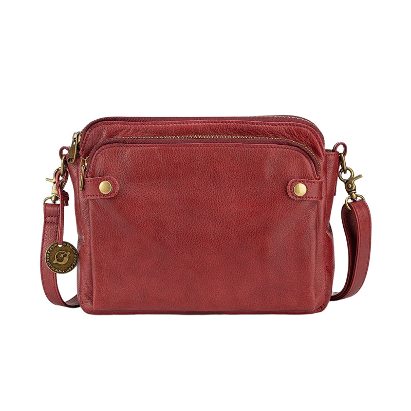 Three-Layer Crossbody Shoulder & Clutch Bag