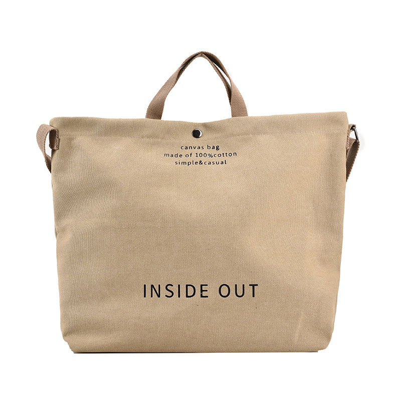 Vintage Canvas Shoulder Bag