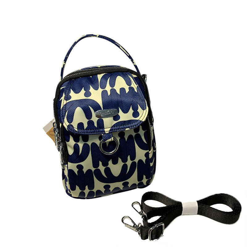 Nylon Print Crossbody Bag